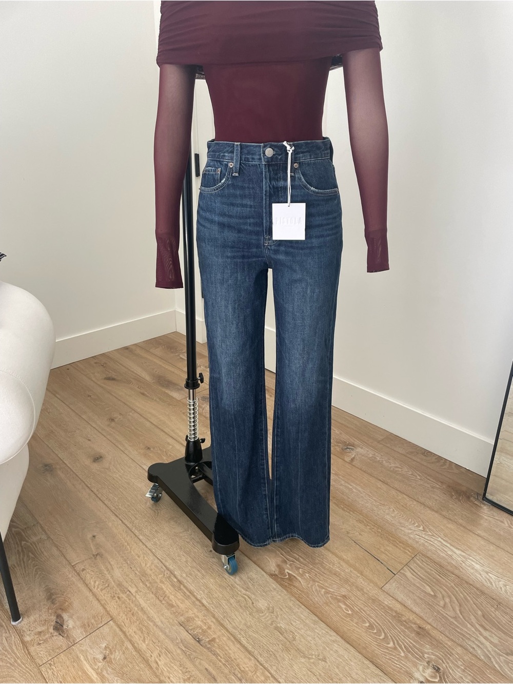 NWT pistola Cassie Dark Blue Jeans